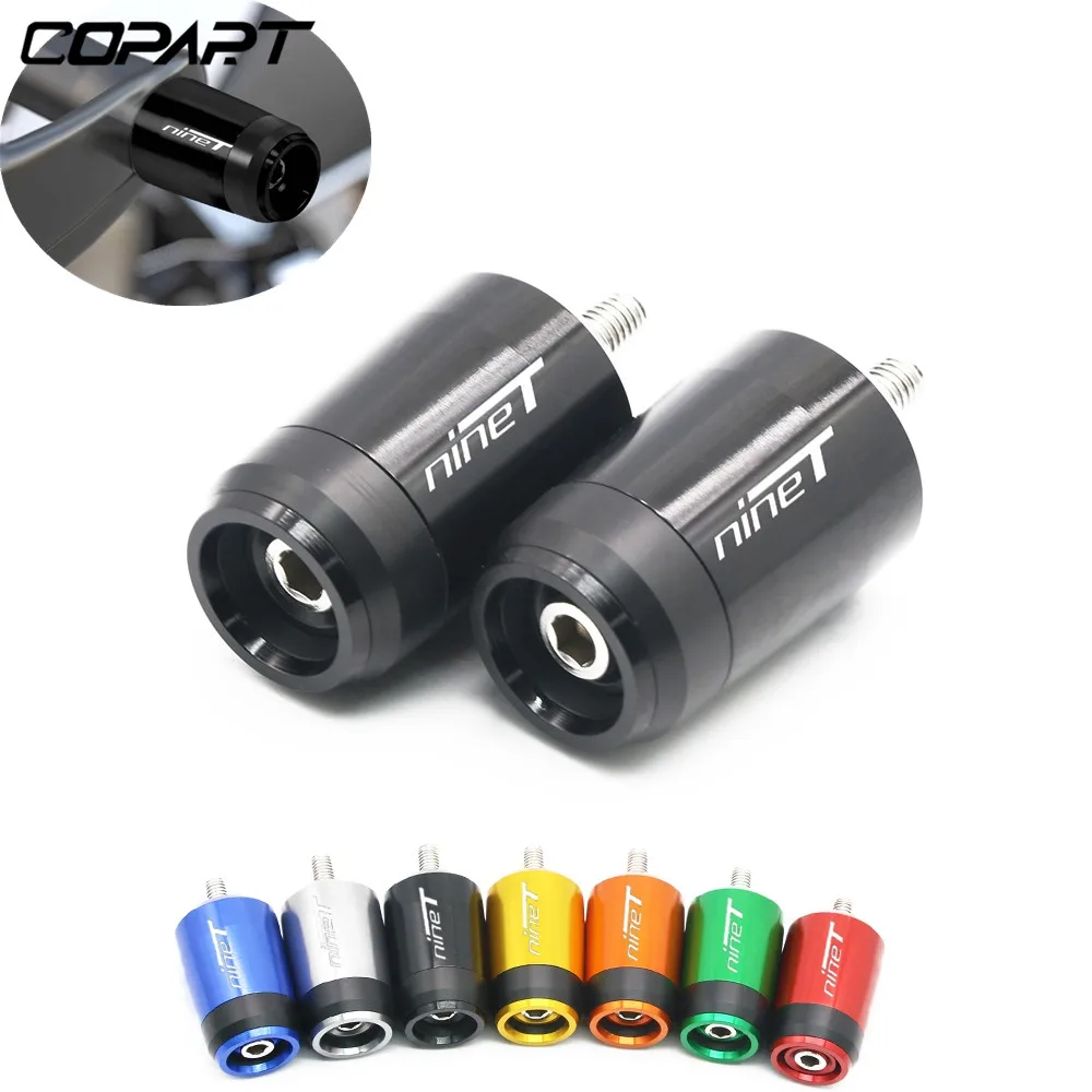 

For BMW RnineT R NineT R Nine T R9T 2014- 2018 Motorcycle Accessories 7/8''22MM CNC Handlebar Grips Handle Bar Ends Cap Plugs