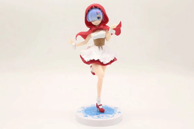 Re: zero hajimeru isekai seikatsu rem/ram red hood see. ПВХ кукла Фигурка Коллекционная Фигурка модель игрушка подарок