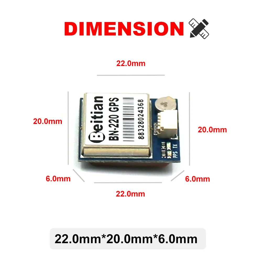 Beitian двойной BN-220 мини gps ГЛОНАСС встроенный флэш антенна модуль Радиоуправляемый Дрон самолет