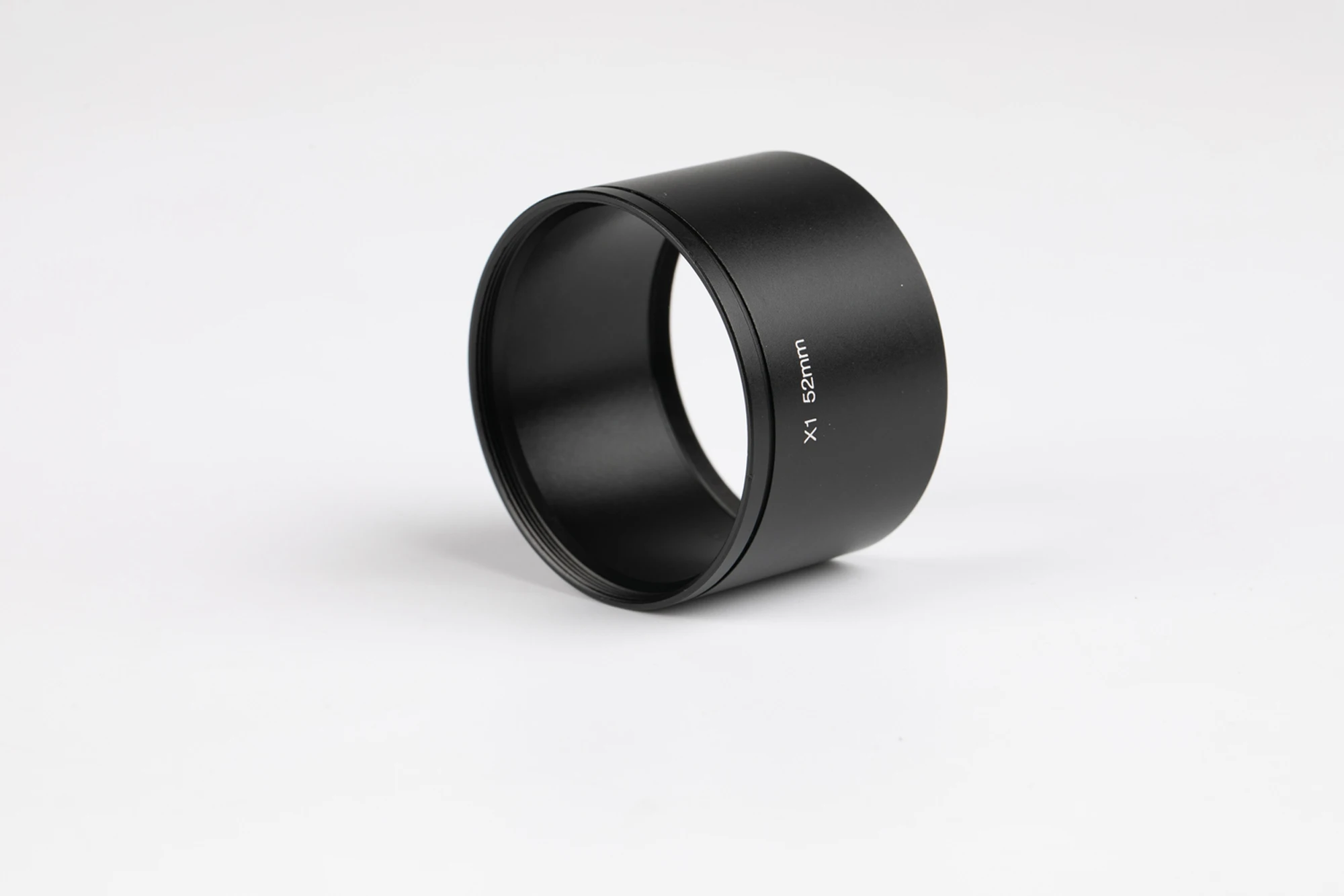 Per Leica X1 X2 Xe Camera 52Mm Filtro Adattatore Tubo Anello Metallo Nero