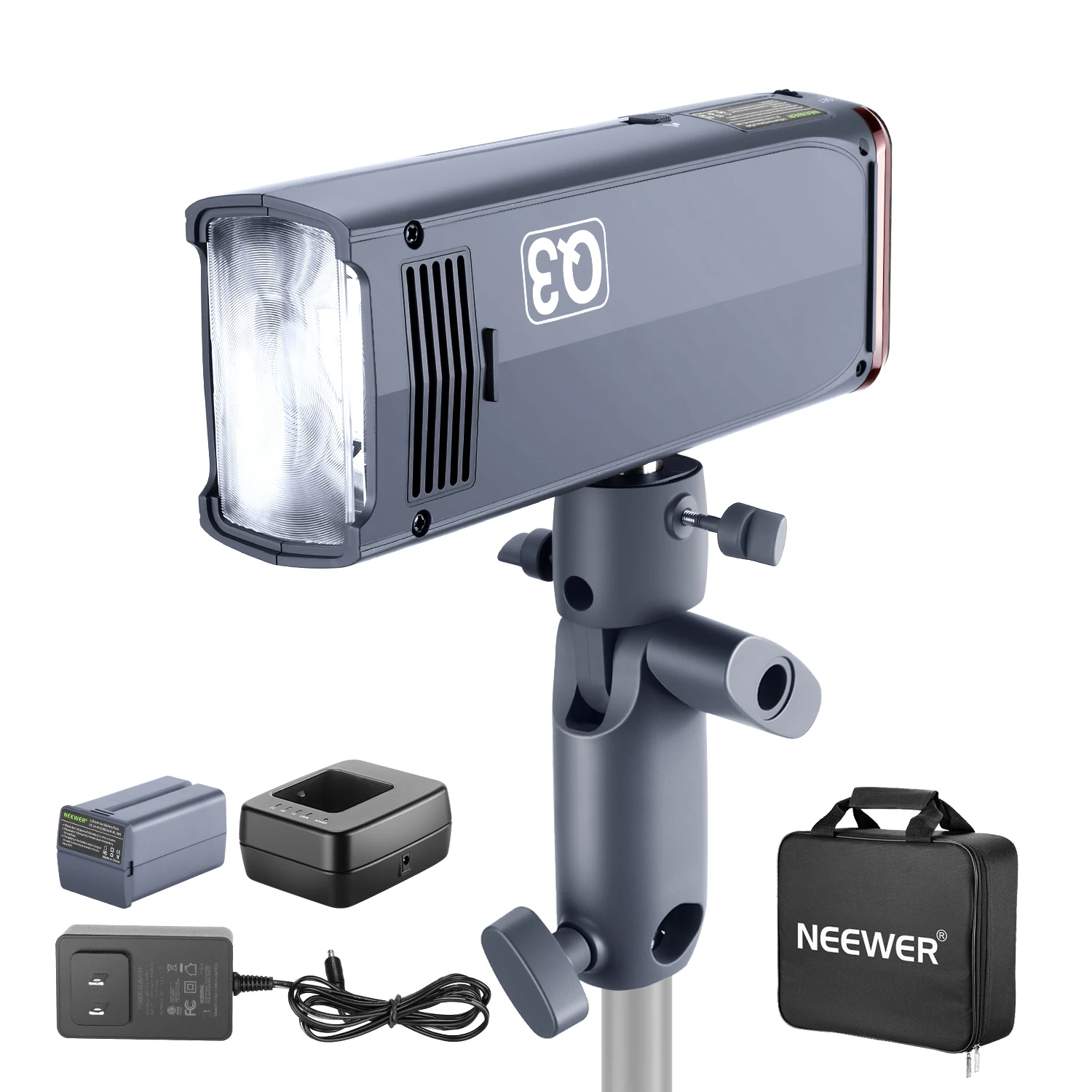 US $174.22 Neewer Q3 200Ws 24G TTL Flash Strobe 18000 HSS Cordless Monolight With 3200mAh Lithium Battery To Cover 500 Full Power Shots