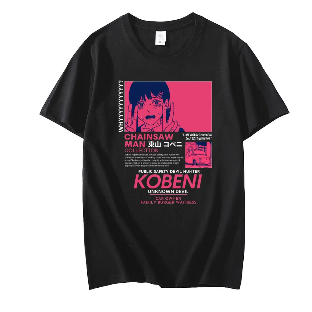 Korean Style Chainsaw Man Tshirt 