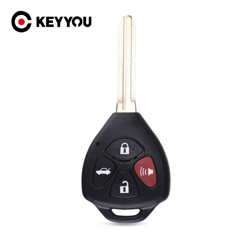 KEYYOU 10x4 кнопки дистанционного управления чехол для автомобильного ключа замена Fob