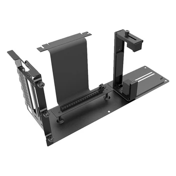 

Mount PCIe Slot Graphics Card Stand for Computer Chassis Dual Cooling Fan Bracket Fan Connectors GPU Vertical Bracket