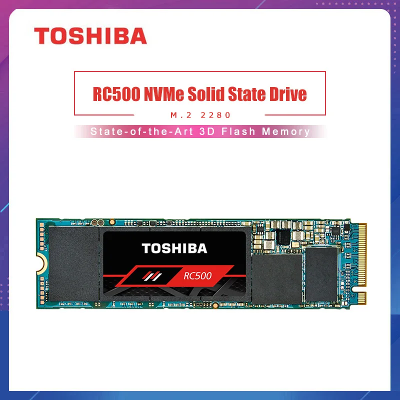 TOSHIBA RC500 NVMe твердотельный накопитель 250 ГБ 500 Гб внутренний SSD M.2 2280 жесткий диск 3D