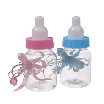 

Plastic Candy Box Feeding Bottle Shape Packing Boxes For Party Birthday Baby Shower Decor Supplies