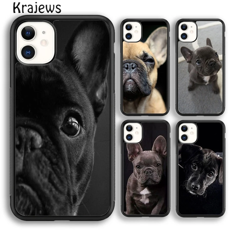 Чехол krajew для телефона с изображением французского бульдога собаки iPhone 5s 6s 7 8 plus X