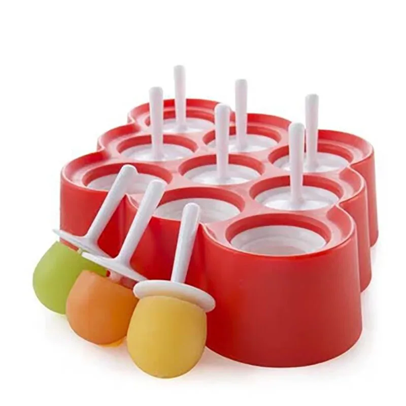 

Homemade Ice Cream Mold mini popsicle box Home DIY Creative Popsicle Bar Sorbet Model Fun Stick Ice Mold Pp Material h2