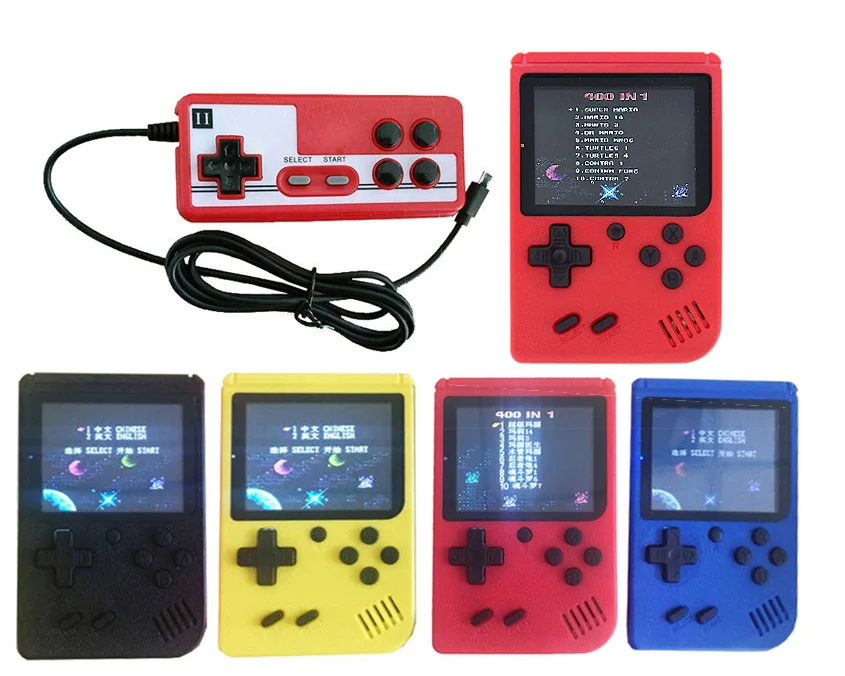 2019 Новый Coolboy Ретро Mini 2 Ручной игровой консоли эмулятор Встроенный 400 игры видео