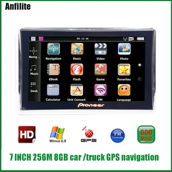 

Anfilite 7 inch HD Car GPS Navigation Bluetooth AVIN FM 8GB/256MB Vehicle Truck GPS navigator Europe Sat nav Map