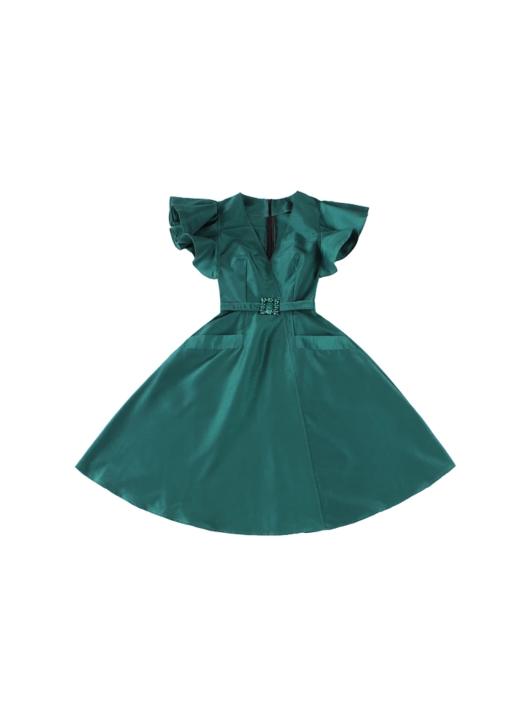 1 piece dress Шикарный корейский стиль элегантный красный/черный с длинным рукавом Винтаж Офис годовые встречи вечерние бальные ужин хип посылка обтягивающее платье - Цвет: 1 piece dress