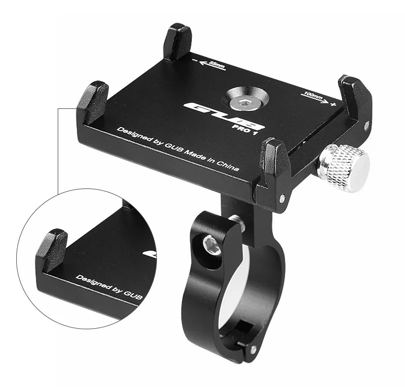 GUB PRO2-2 алюминиевый сплав держатель для велосипеда 3,5-6,2 дюймов смартфон Регулируемая универсальная поддержка gps навигация подставка для телефона