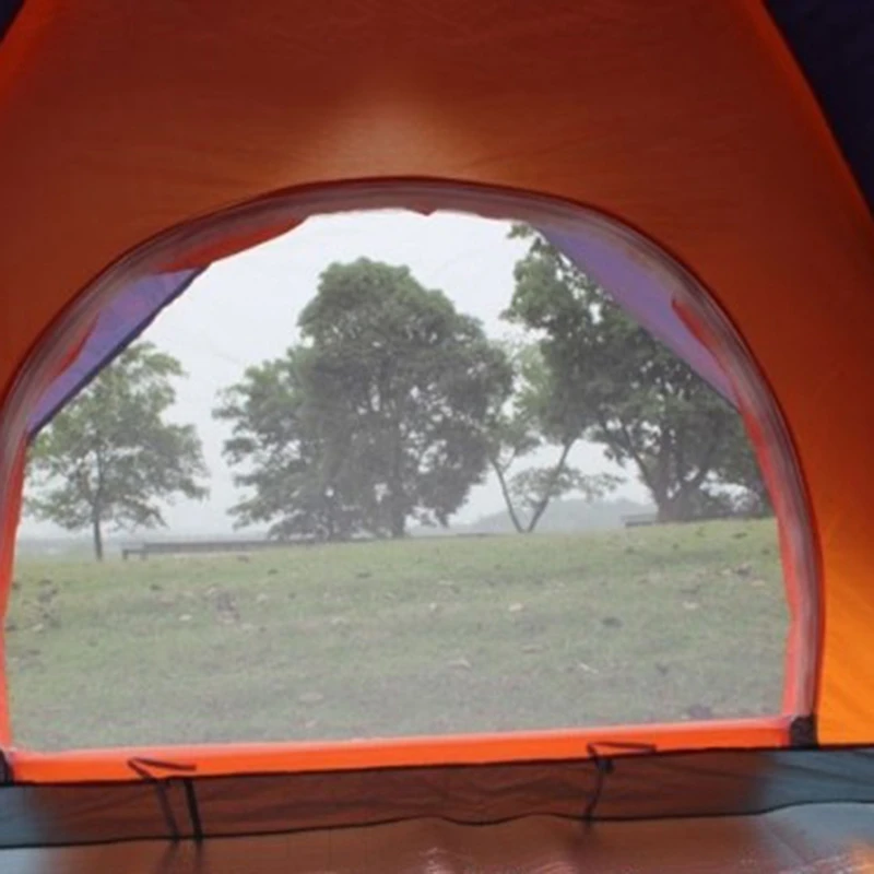 Палатка для кемпинга, для любой погоды, непромокаемая, двойная дверь, открытый тент для кемпинга, вечерние, 200X150X110 см, открытый тент для кемпинга