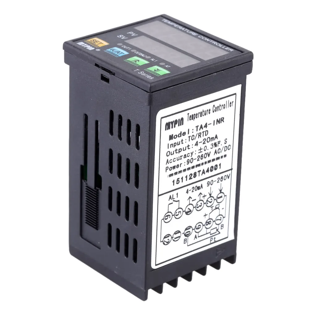 Цифровой светодиодный ПИД регулятор температуры термометр INR 1 реле сигнализации