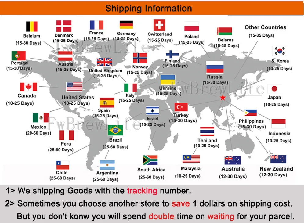 shipping information