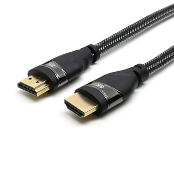 

HDMI 2.1 Cable Ultra-HD UHD 8K 60hz HDMI Cable 48Gbps with Audio & Ethernet HDMI Cord 2m