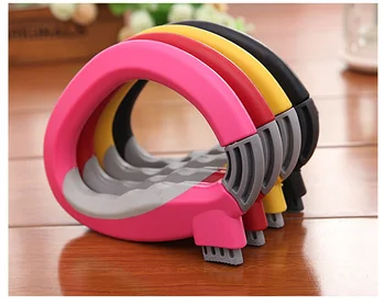 

1Pcs Convenient One Trip Grip Shopping Grocery Bag Grips Holder Handle Carrier Tool D Shape For Shopping portable bag holder
