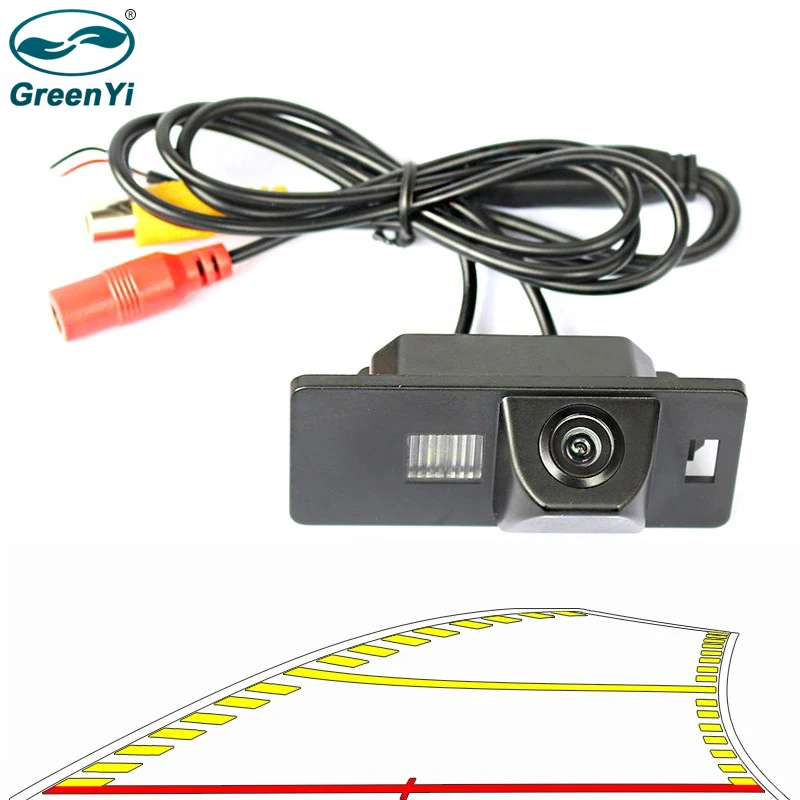 Камера заднего вида GreenYi для Audi A1 A4 A5 S5 Q5 TT VW Passat R36|trajectory camera|camera for parkingcamera audi a4 |
