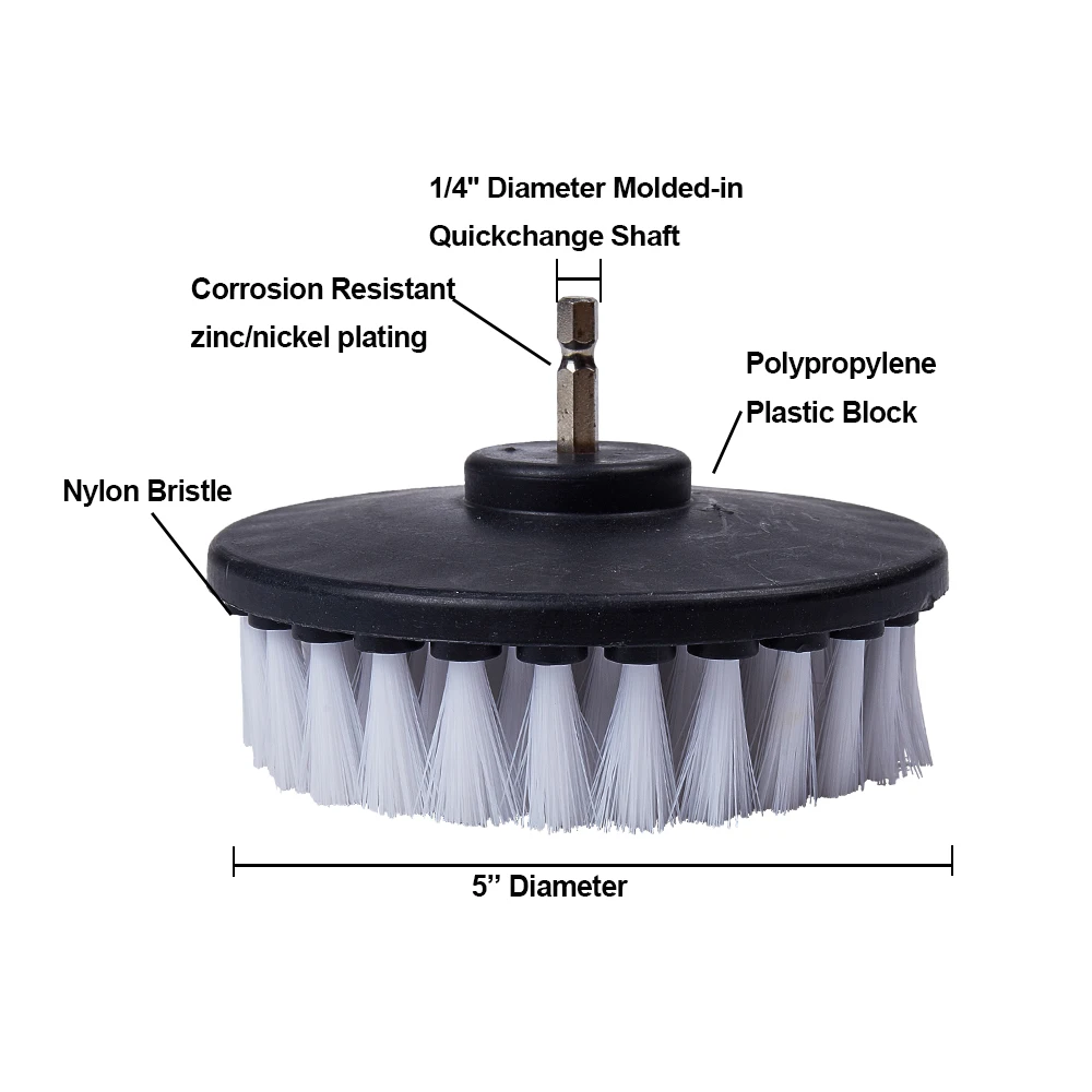 Щетка на колесо 5 дюймов щетка для электродрели щетки детейлинга автомобиля