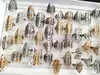 20pcs Big Mix Exaggerated Style Vintage Women Stainless Steel Ring Wholesale Carved Flower Charm Rings for Woman 6