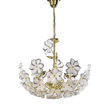 

Modern Flower Chandelier Rural Gold Iron Luxury Creative Bedroom Living Room Branch Plum Restaurant Hotel Chandelier