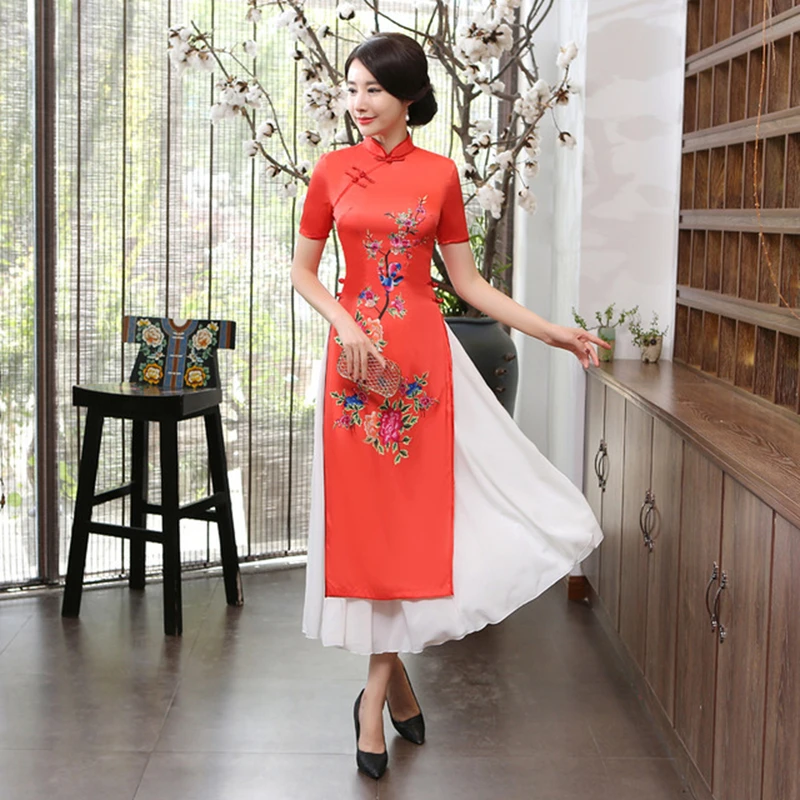 ao-dai-cheongsam-women's-chinese-waist-waist-big-skirt-show-run-retro-long-cheongsam-vietnam-ao-dai-cheongsam-dressd-daily-wear