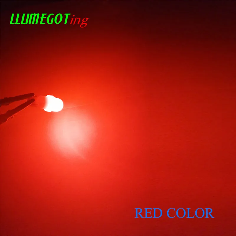 50 шт. BA9S T4W#44#47 молочно-белый купол 2x 5630SMD различные цвета без полярности AC DC 6 в 6,3 В Bally пинбол игровая машина светодиодные лампы - Испускаемый цвет: Красный