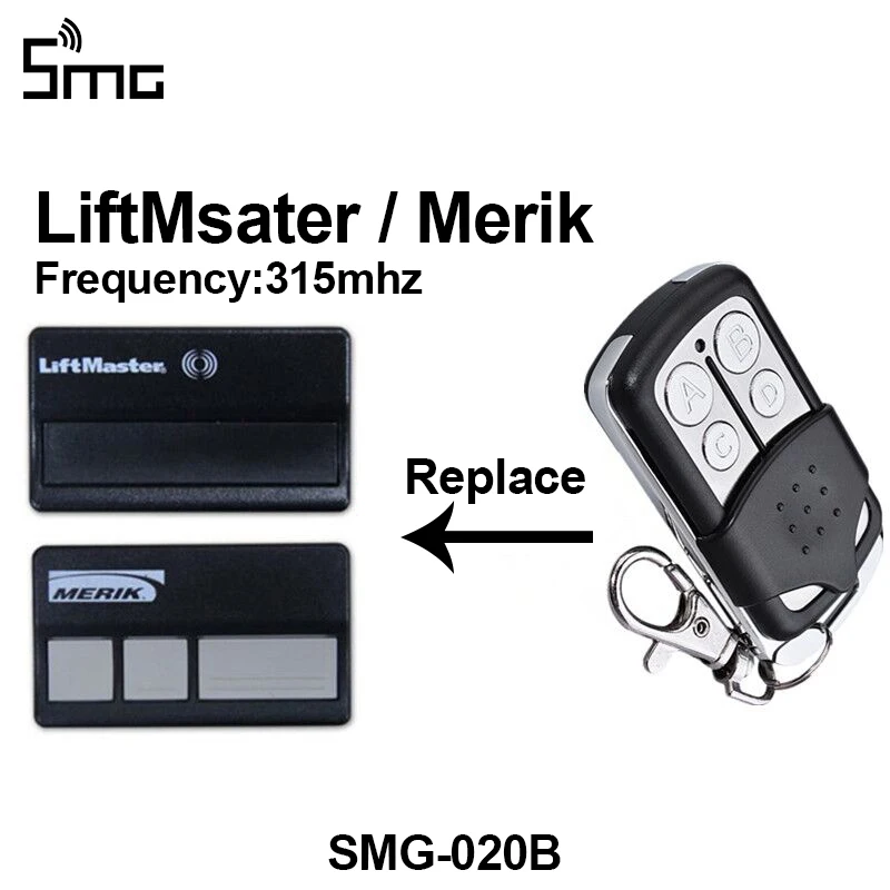 3 шт Мерик/ремесленник/Liftmaster 315 МГц пульт дистанционного управления электрические ворота Liftmaster гаражный пульт дистанционного управления