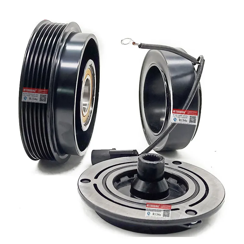HS18 A/C шкив сцепления компрессора 6PK для hyundai Tucson 2,0 Crdi 2000-2006 F500-NA5CA-04 F500NA5CA04 977012E200 97701-2E200 12 В