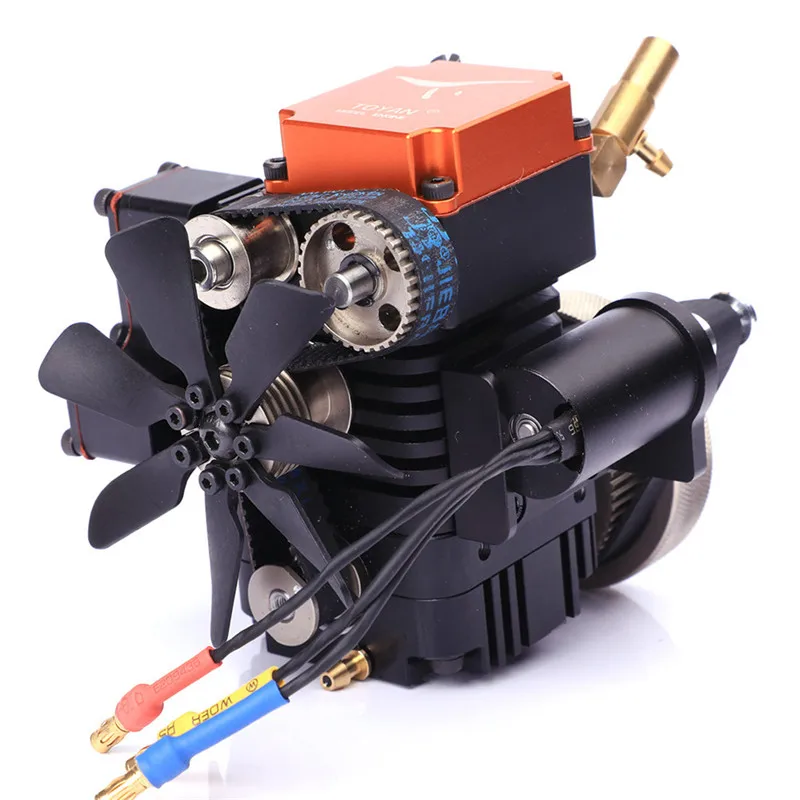 

Fashional 4Stroke RC Engine Water Cooled Gasoline Model Engine Kit For RC Car Boat Airplane Toyan FS-S100G(w)