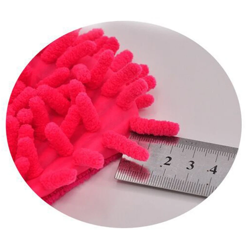 Double-sided Chenille Coral Velvet High-Density Car Wash Gloves Cleaning Tool Gloves Random Color