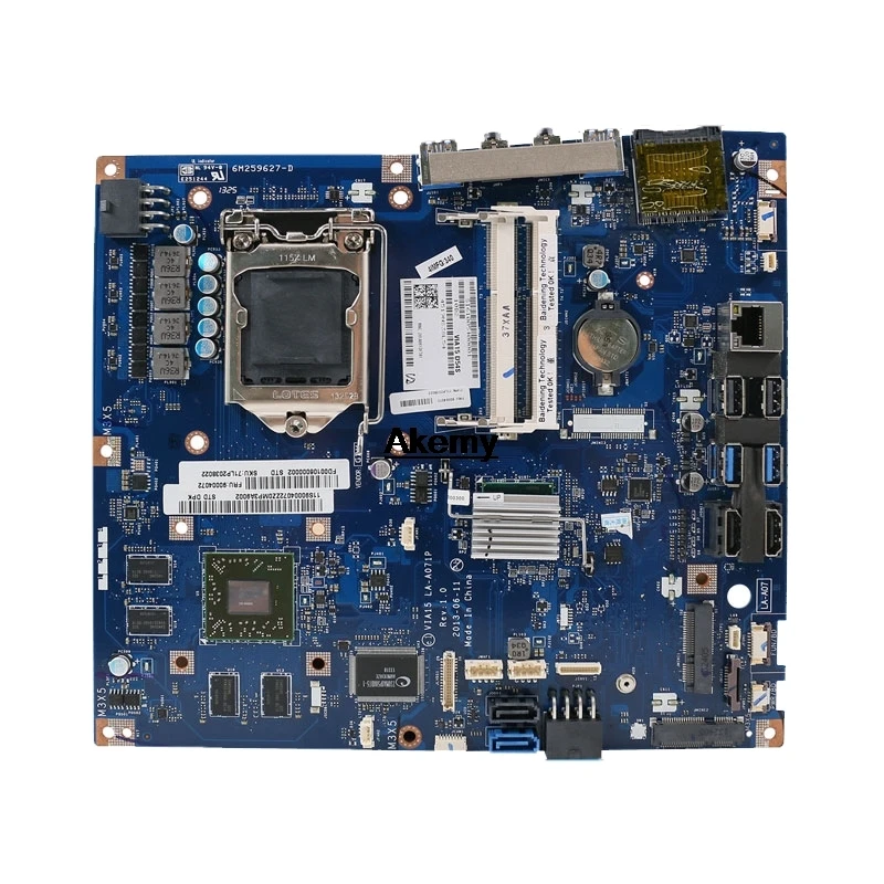 Оригинальная материнская плата для lenovo B550 23 AIO MB VIA15 LA-A071P LGA 1150 HD8850 2G GPU DDR3 90004107 полностью протестирована