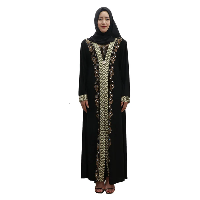 Abaya Дубай женский Восточный халат турецкое мусульманское платье Musulmane Femme кимоно молитвенный халат хиджаб Исламская одежда Caftan Takchita костюмы
