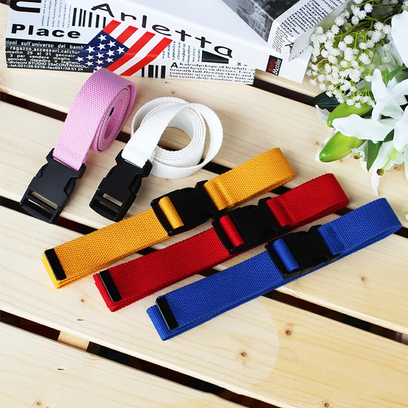 Модный черный холщовый ремень для женщин повседневный Harajuku однотонные длинные ремни ceinture femme Женские поясные ремни с пластиковой пряжкой