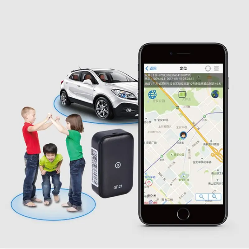 Minirastreador GPS para coche, dispositivo antipérdida con aplicación, Control de voz, localizador de grabación, micrófono de alta definición, WIFI + LBS + GPS para 2G SIM - Imagen 5