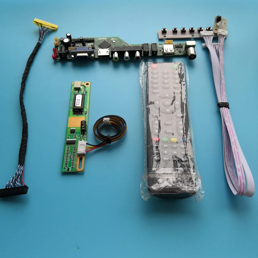 Для LTN141X8-L02 20pin драйвер платы цифровой сигнал USB модуль 1 лампы 14," HDMI контроллер VGA AV ТВ 1024X768
