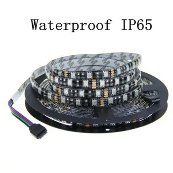

5050 LED Strip Black PCB DC12V Flexible LED Light 60LED/m RGB/White/WW Red Green