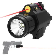 Тактический фонарик для оружия с радиоуправлением к Red Dot лазерный прицел военный страйкбольный пистолет свет охотничий фонарь для 20 мм Rail