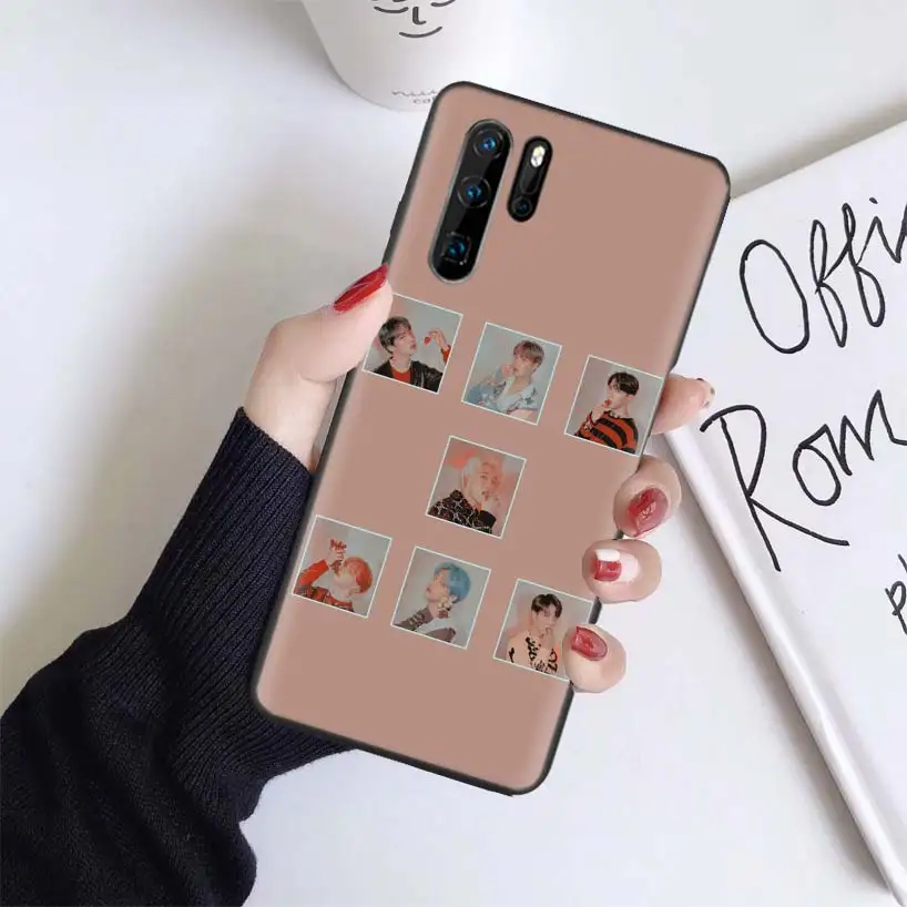 Jungkook Kpop Черный Coque чехол для huawei mate 30 20 10 P30 P20 P10 Pro Lite P Smart Z мягкий чехол для телефона