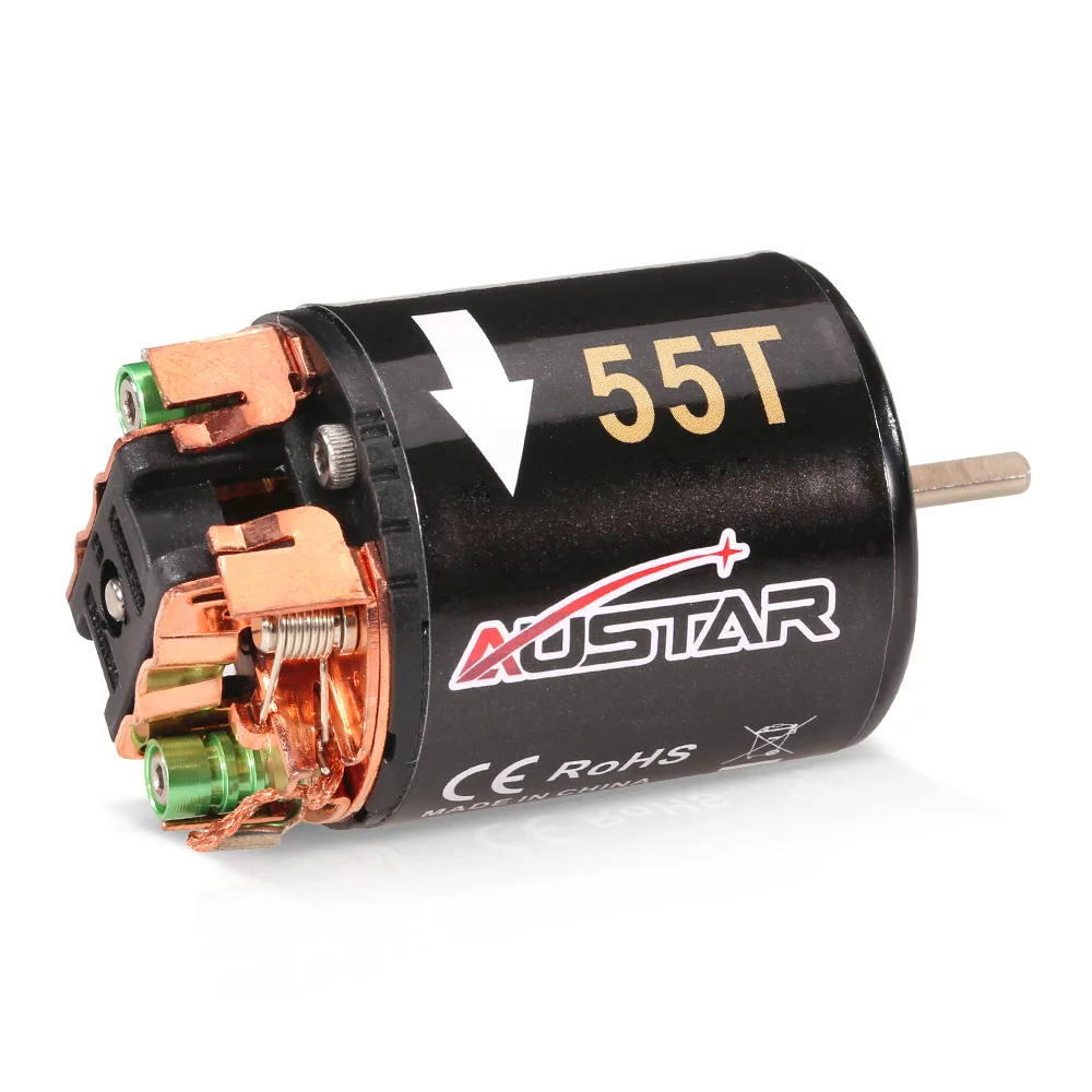 Festnight 540 55T Brushed Motor with 60A ESC Combo for 1/10 Axial SCX10 RC4WD D90 RC Crawler Climbing Car