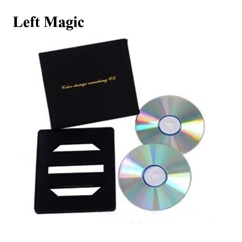 Magic CD Appearing Manipulation Trick Magician Stage Gimmick Props Comedy 