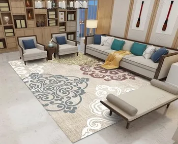 

200*230cm European Style Delicate Large Carpets For Living Room/bedroom,study Room,kid Room Rug Soft Carpet For Home Floor Area