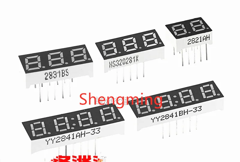10PCS 0.28 inch 2 3 4 digit Red Led display 7 segment Common Cathode Anode | Электронные компоненты и
