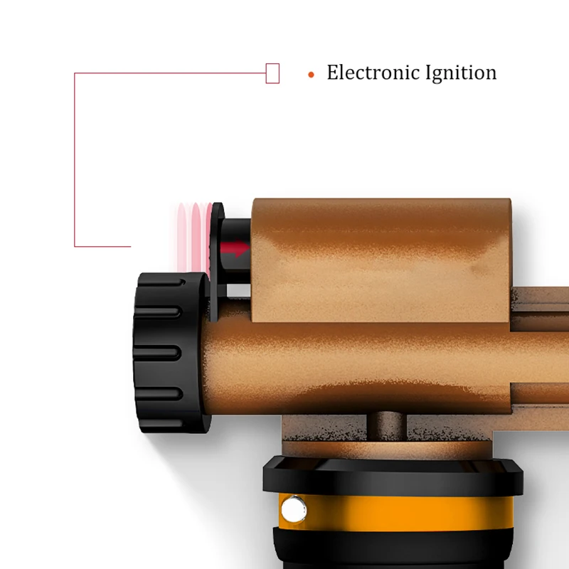 Электронный комплект горелки для сварки сжиженного газа с 3 м шлангом для пайки приготовления пайки отопления освещения