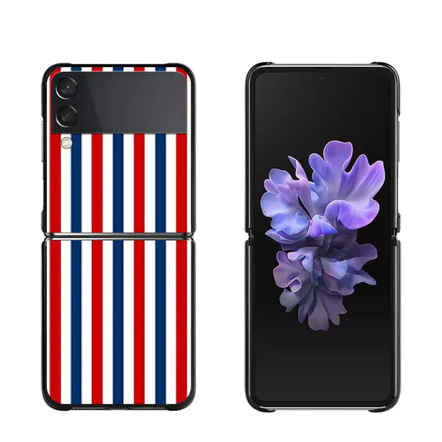 Luxury brand Tom Brown Phone Case For Samsung Galaxy Z Flip3 5G z flip Black Coque for samsung Z Flip 3 Zflip 5G Folding Fundas B04