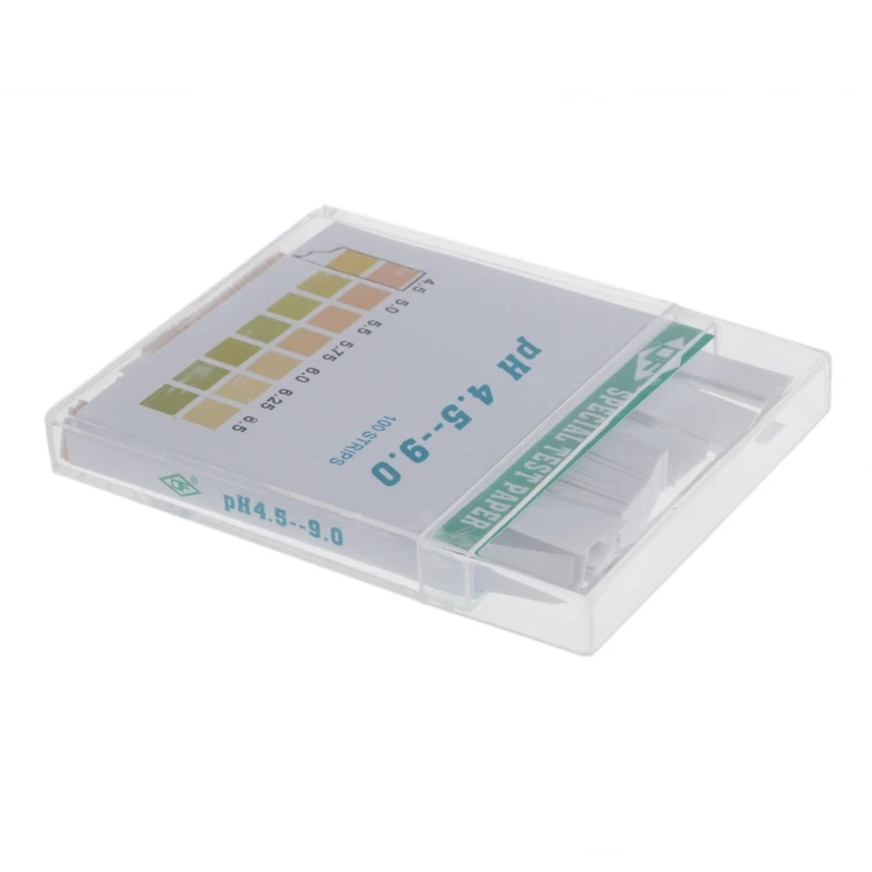 

Drop Shipping 100 Strip 4.5-9 PH Alkaline Acid Indicator Paper Water Saliva Litmus Testing Kit