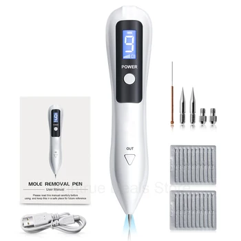 

Apex 9 Level LCD Face Skin Mole Removers Portable Skin Tag Repair Kit Removal Laser Plasma Pen Tool USB Charging Beauty Care