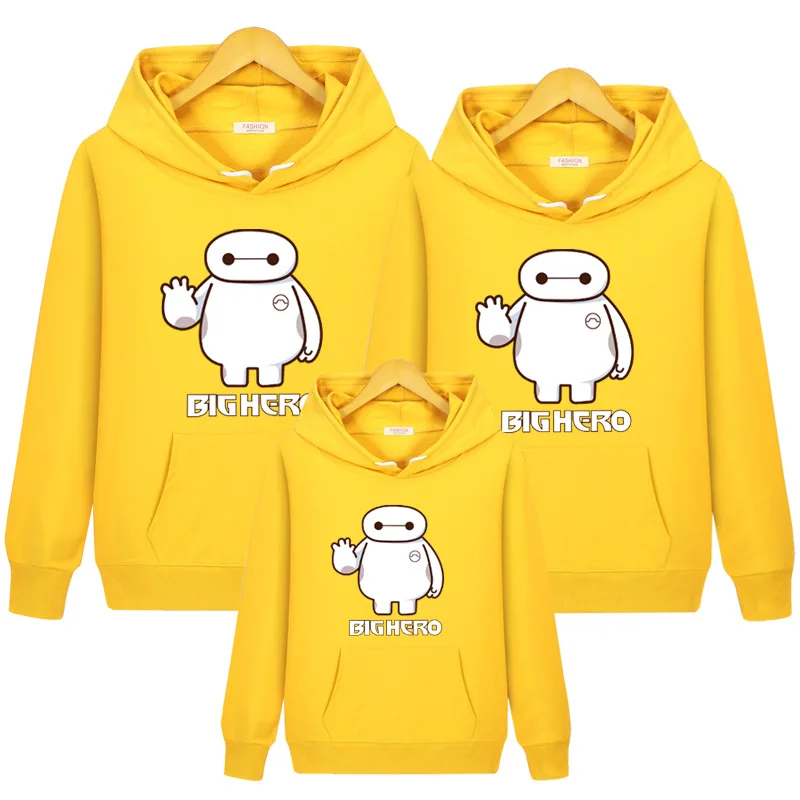 Baymax/толстовка с капюшоном; одежда для родителей и детей с героями мультфильма «Город героев»; одежда для всей семьи; подарки для детей; уличная одежда; Прямая поставка