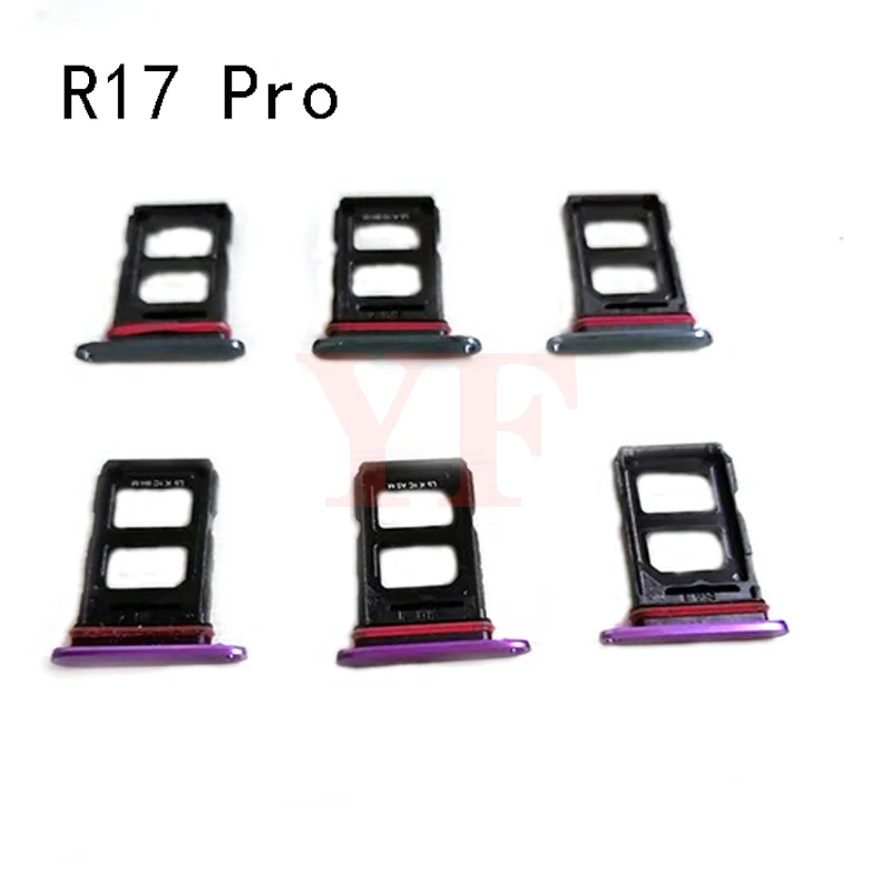 Sim Tray Holder For Oppo R17 Pro SIM Card Slot Adapter Socket Repair Parts | Мобильные телефоны и аксессуары