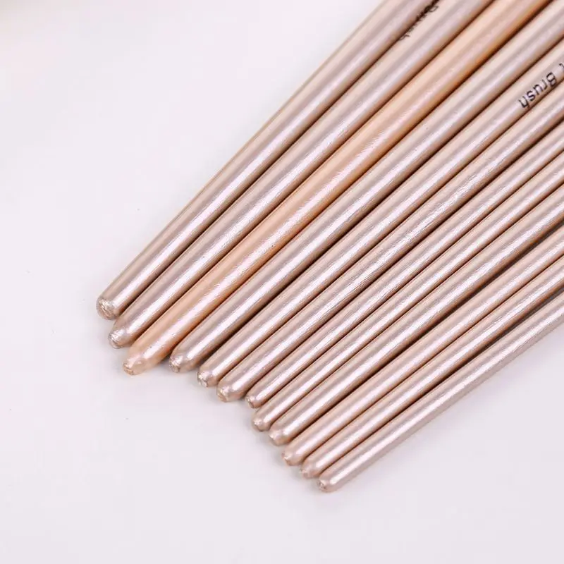 12pcs Spike Paint Brushes Nylon Hair Watercolor Gouache Paintbrushes Art Tools M17F